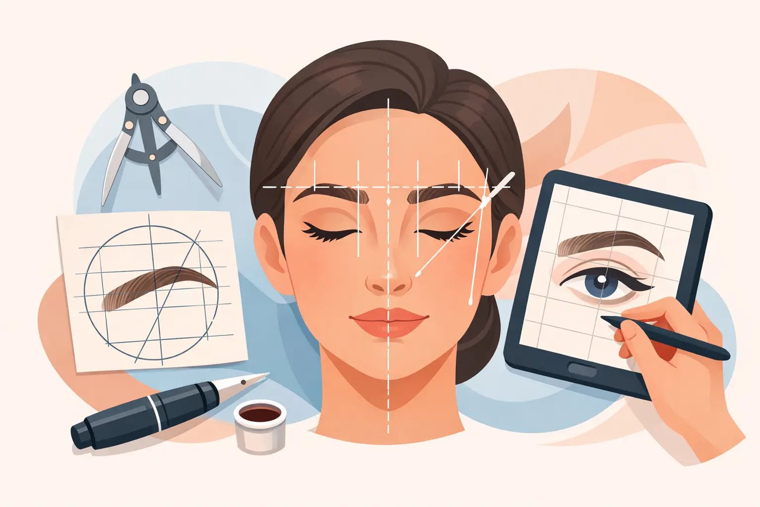 Brow Symmetry Guide for Better PMU Mapping - Inkbox Artistry