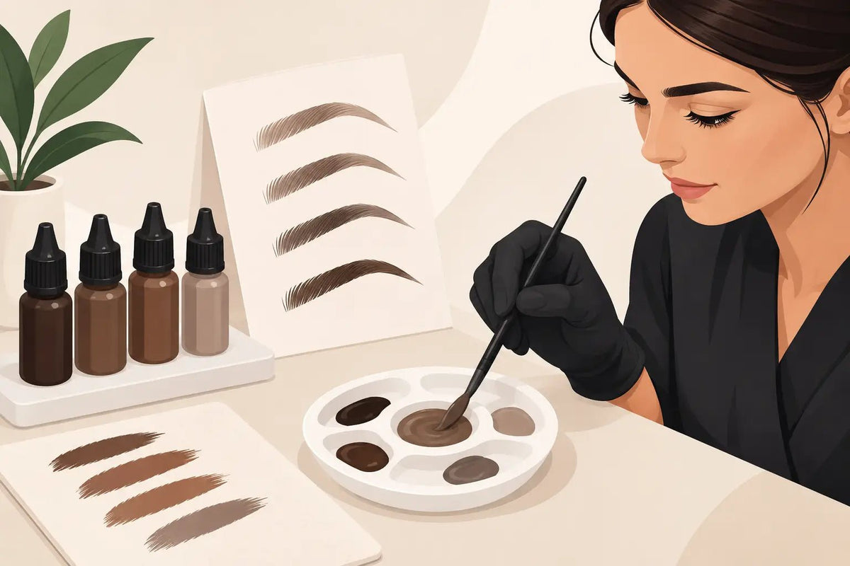 How to Mix Brow Pigment Shades With Confidence - Inkbox Artistry