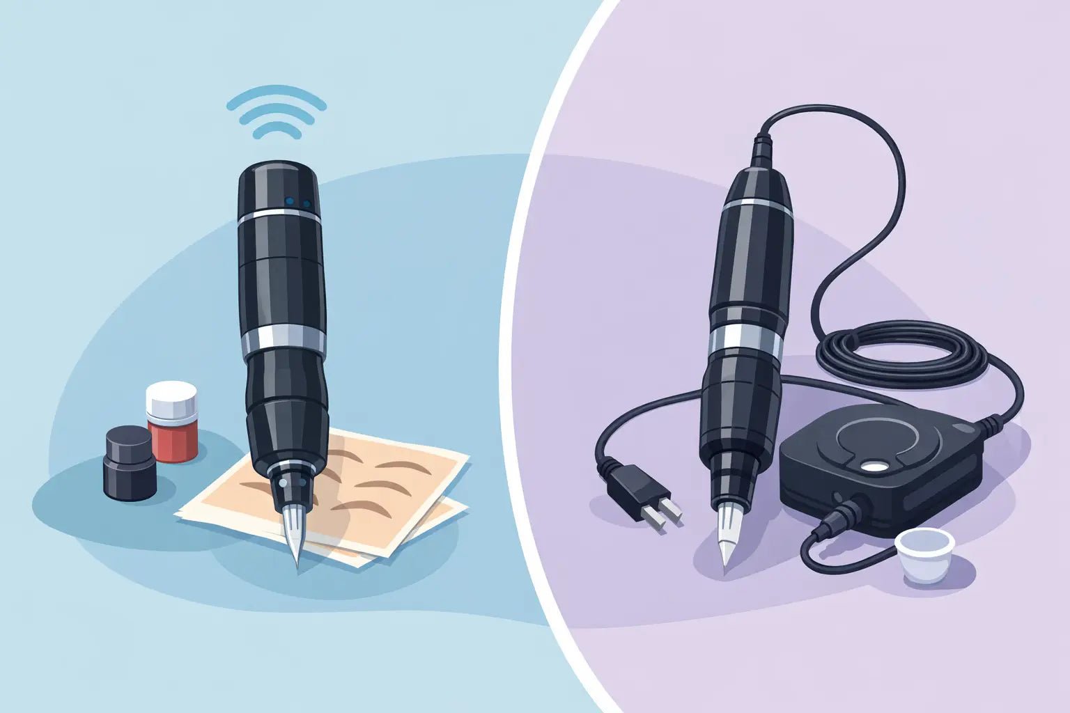 Wireless vs Corded PMU Machines - Inkbox Artistry