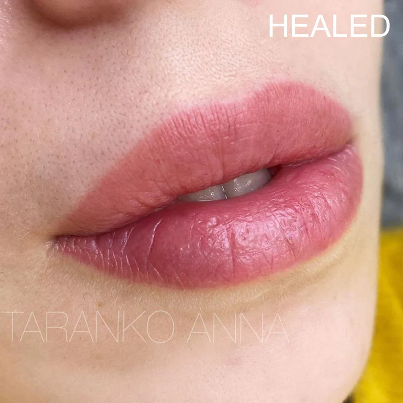 healed result of cocoa lip color beans 