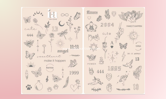 Tiny Tattoo Silicone Practice Skin (2pcs)