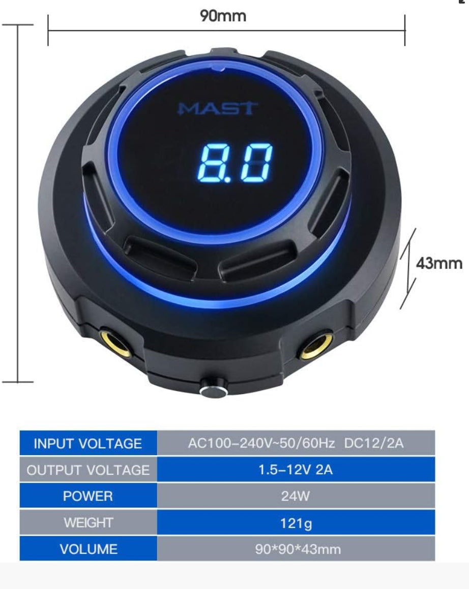 Mast P40 with Mast Halo Power Supply