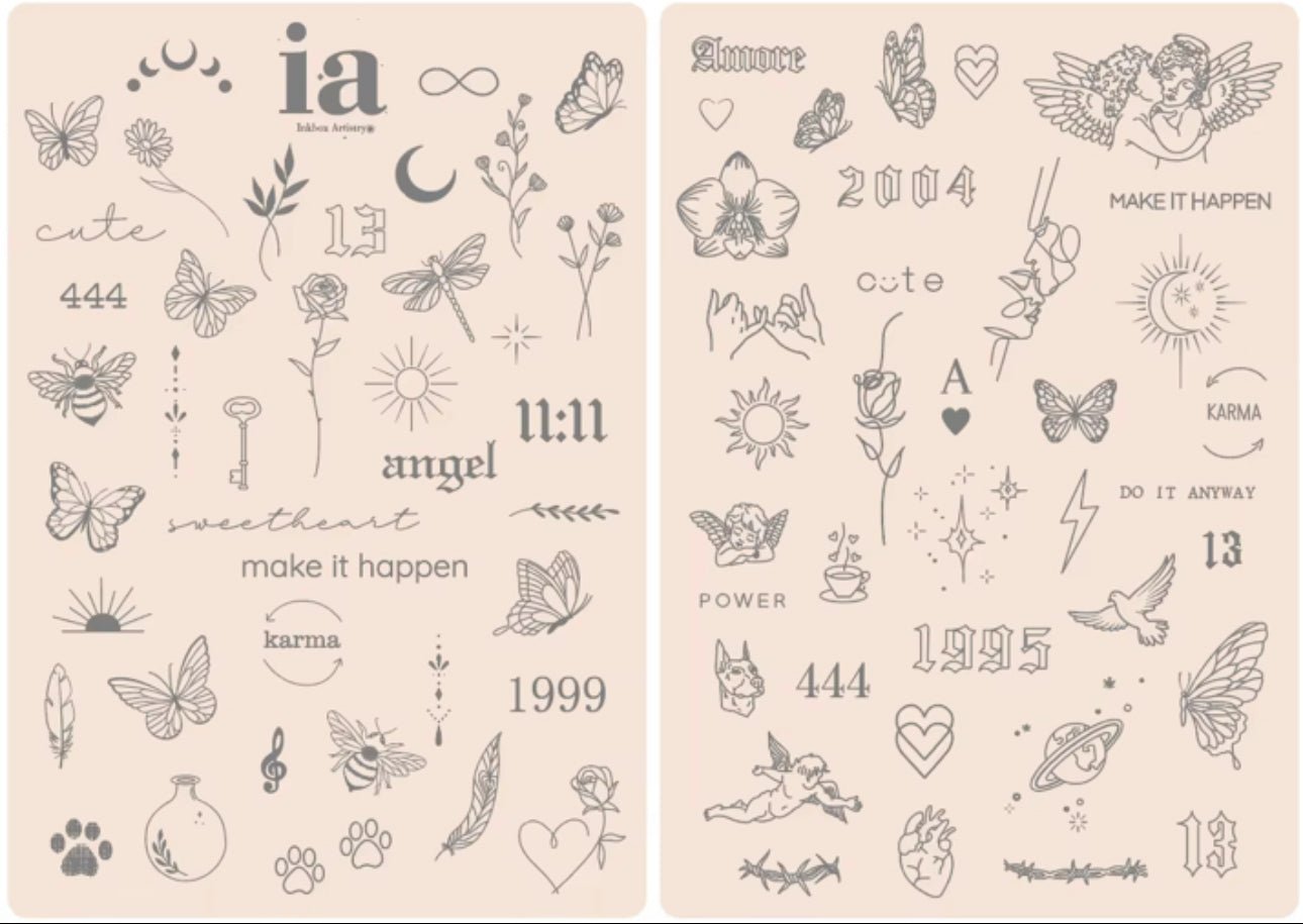 Tiny Tattoo Silicone Practice Skin (2pcs)