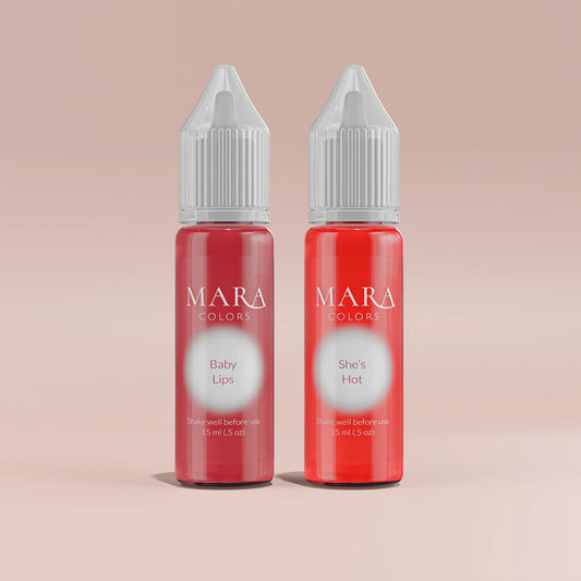 Neutral Lip Pigments Set - Mara Pro