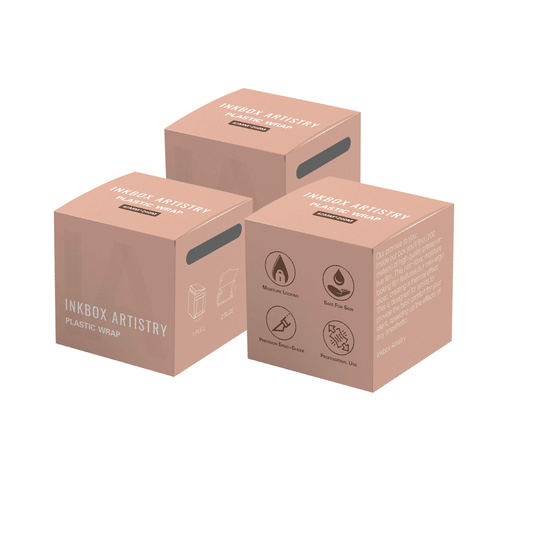 tattoo plastic wrap. perfect for small tattoos and permanent makeup