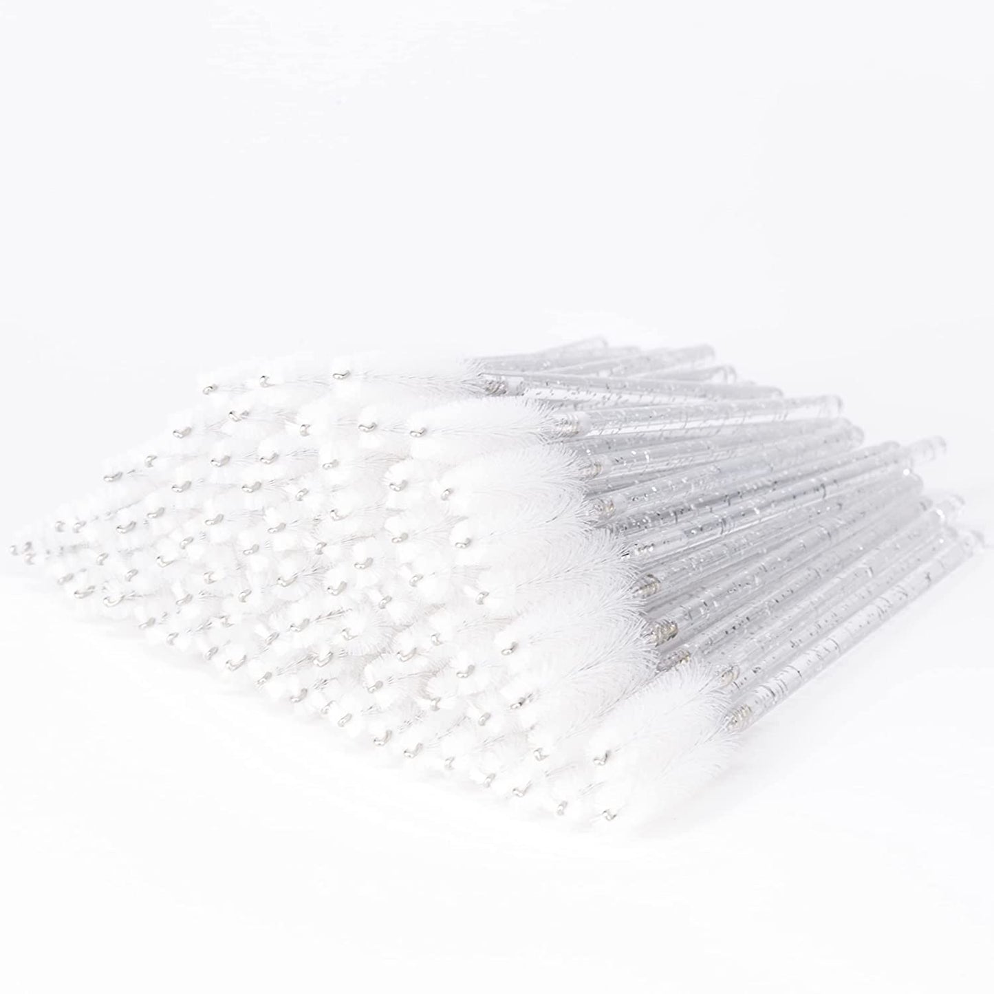 White Disposable Glittered Mascara Wand 300 pcs