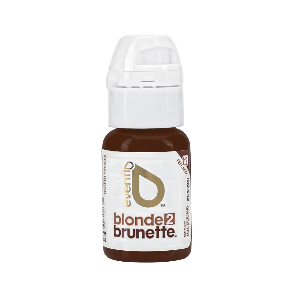 bronzed brown evenflo blonde to brunette set eyebrow color for microblading and ombre brows