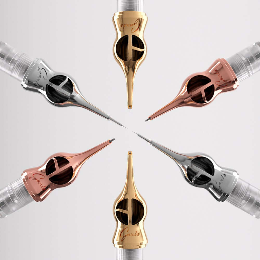brow daddy genie needles permanent makeup gold cute needles