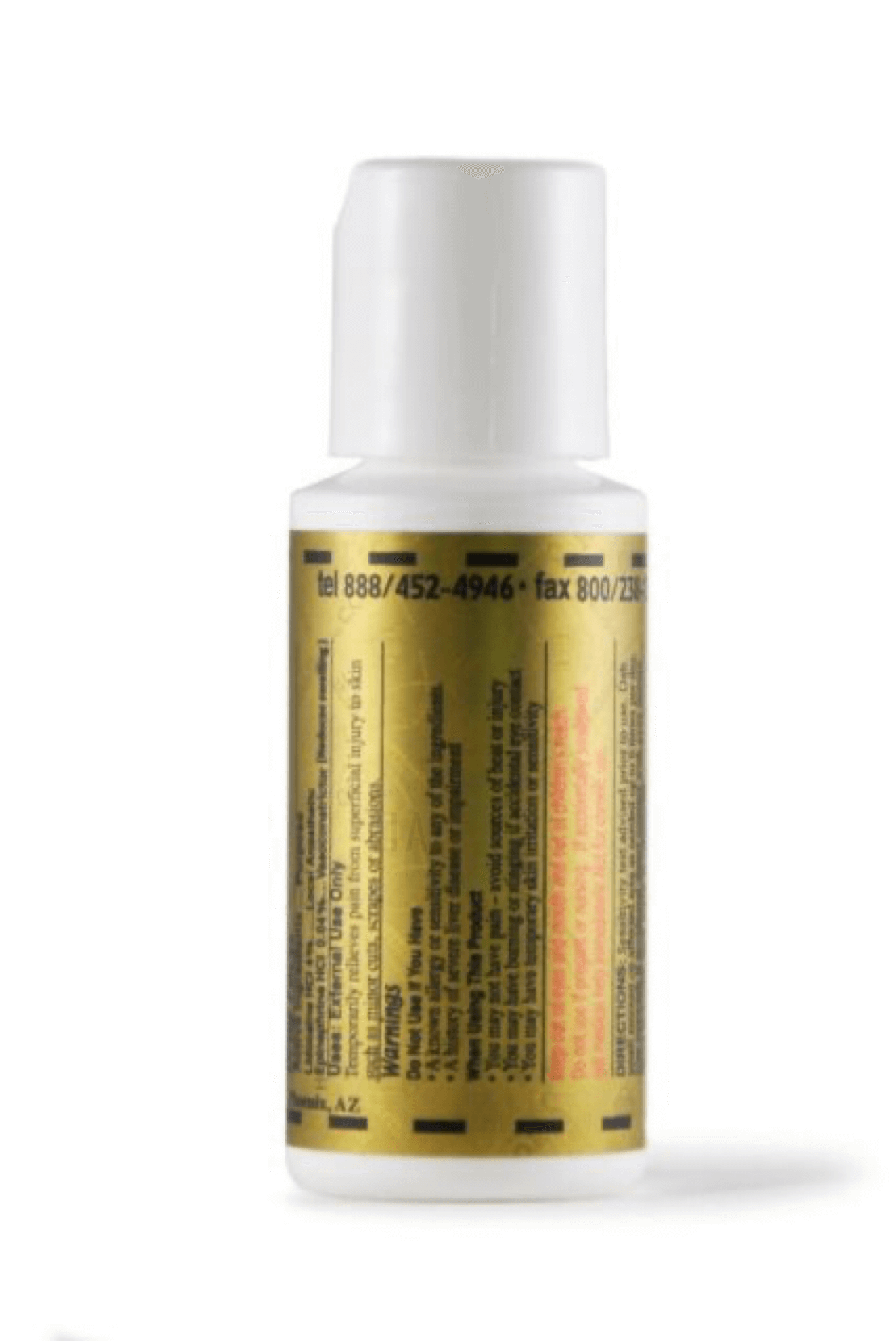 Ingredients in tag 45 Topical analgesic gel Numbing