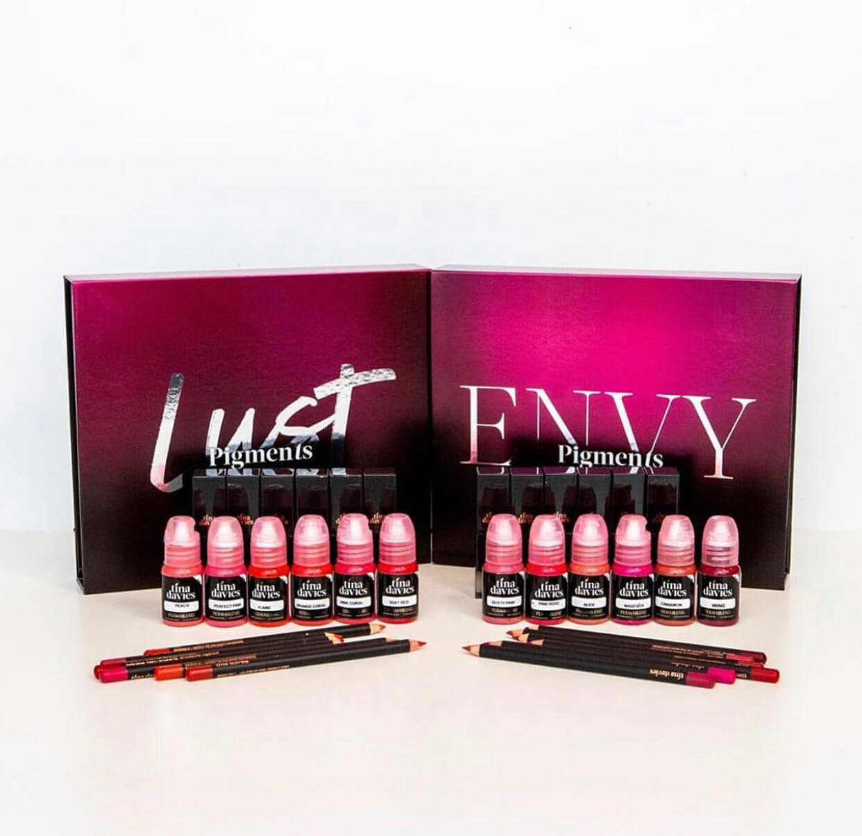 Tina Davies Lip Collection Bundle - Envy & Lust - Inkbox Artistry