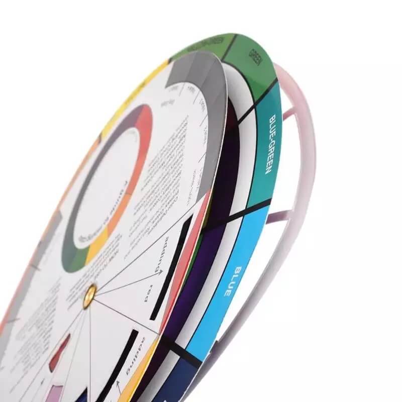 Color Wheel, Color Mix Guide Creative Chromatic Wheel Colour Guide Wheel  Tattoo Paint Artist Color Mixing Chart Palette, Color Mixing Pocket Guide