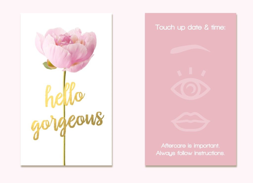 Brows Eyes Lips Permanent Makeup After Care - Inkbox Artistry