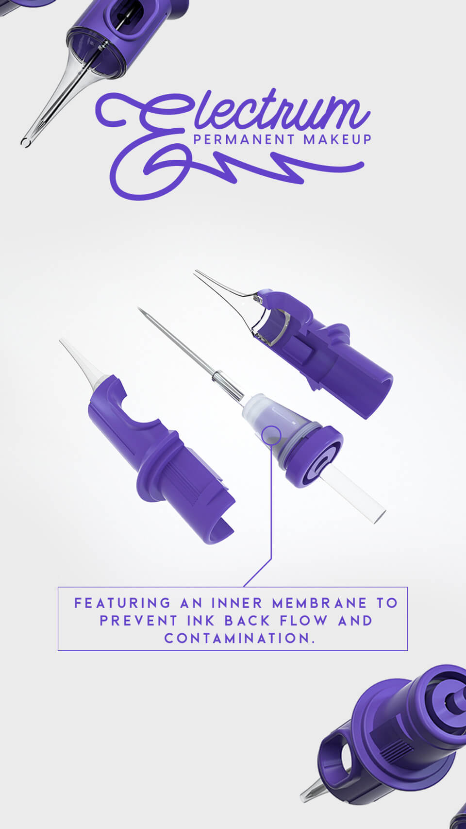 Electrum Premium PMU Membrane Cartridge Needles - Inkbox Artistry