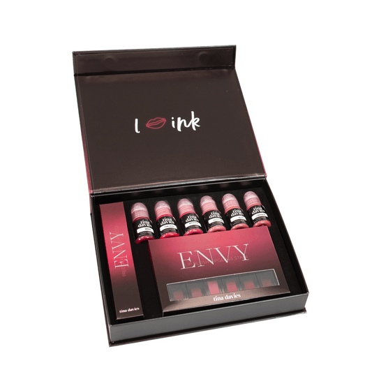 Envy Lip Collection by Tina Davis Professional Lip Blush Pigment Perma Blend Lip Kit