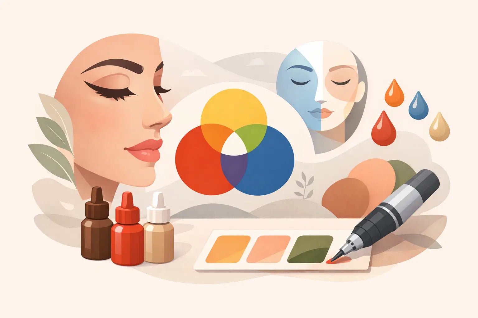 Permanent Makeup Pigment Color Theory Explained - Inkbox Artistry
