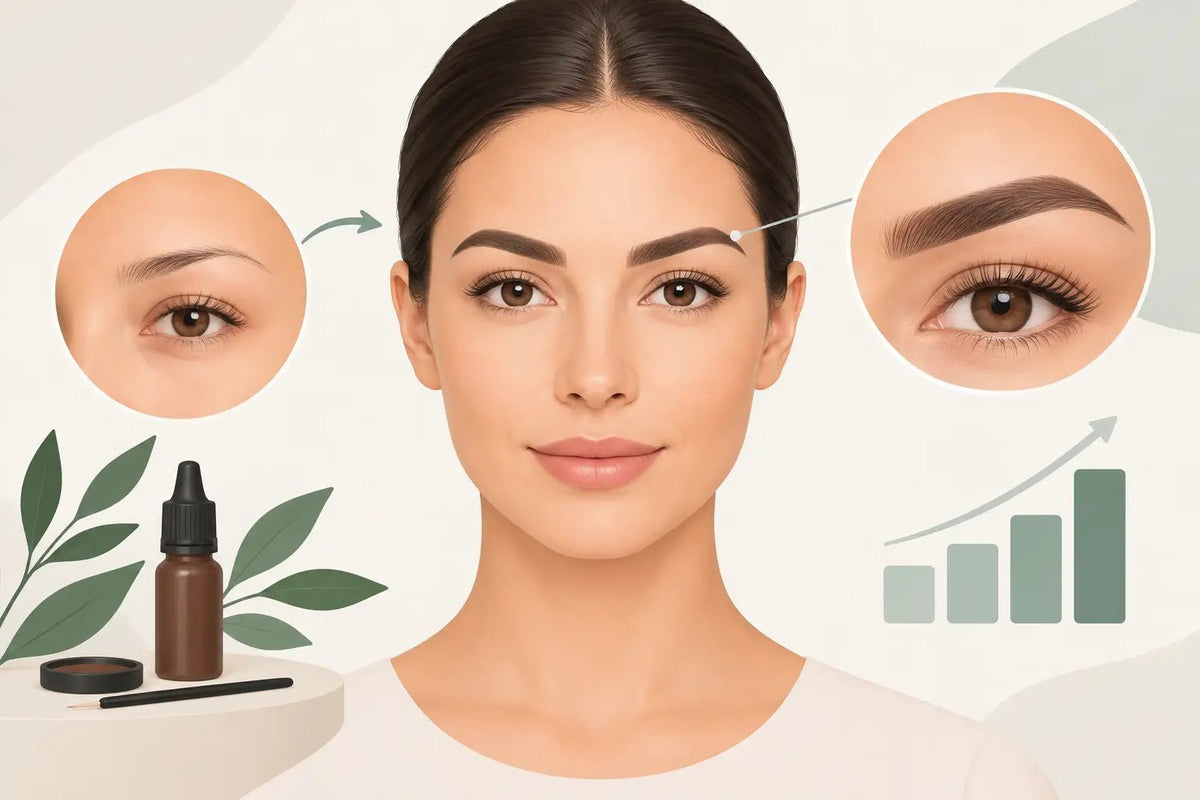 Brow Pigment Retention Case Study Results - Inkbox Artistry