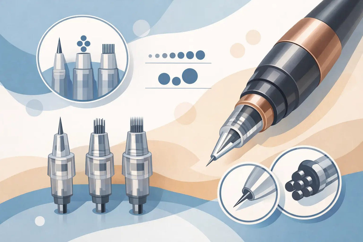 Universal Needle Cartridge Size Guide for PMU - Inkbox Artistry