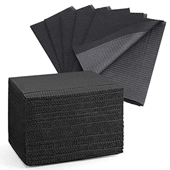 Disposable Dental Bib 13"x18" (125 Pack) - 3 Ply Waterproof Tattoo Bib Sheet for Patients - Inkbox Artistry