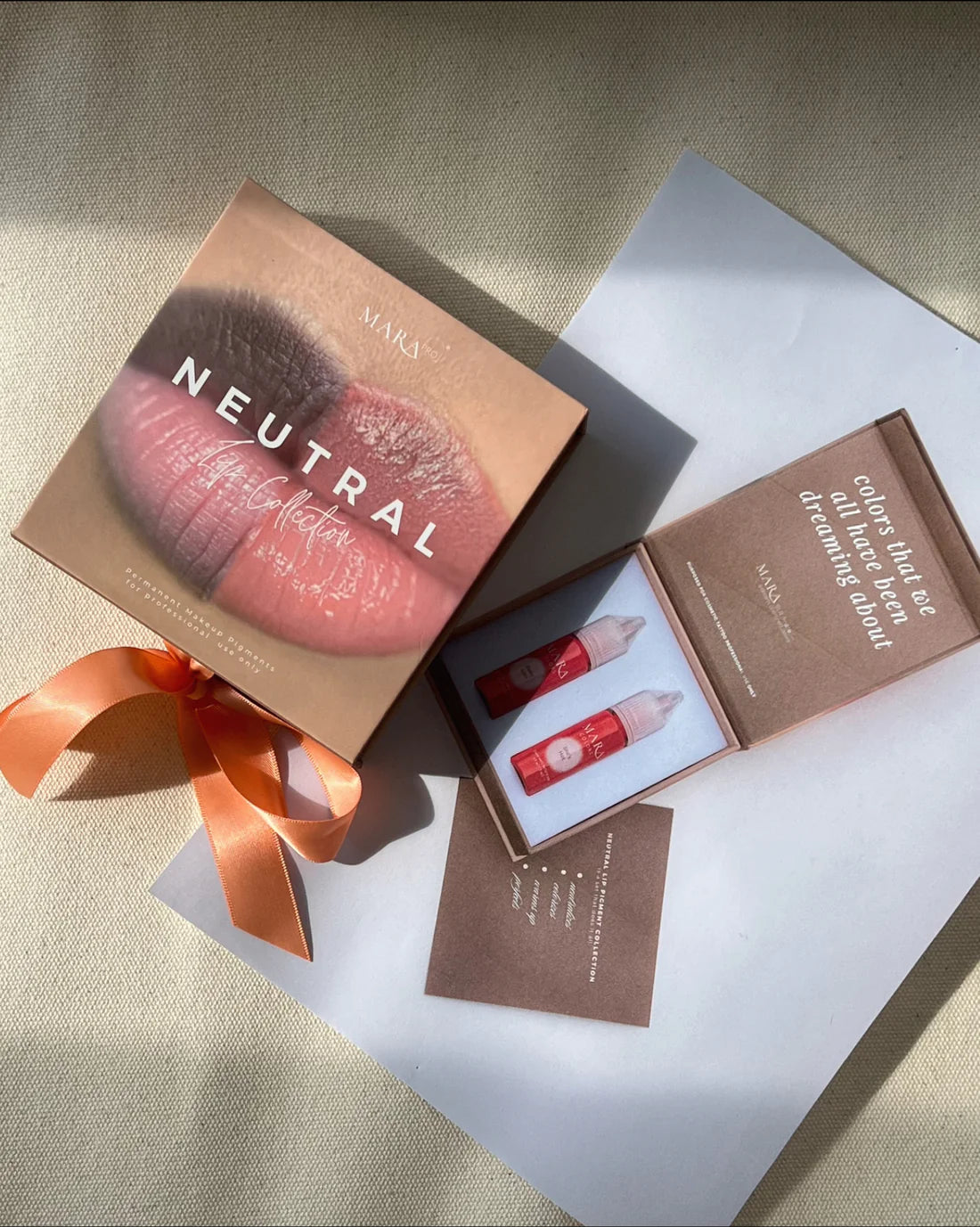 NEW MARA Pro Neutral Lip Pigments Set
