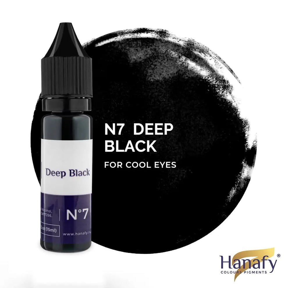 Hanafy N7 Deep Black - Inkbox Artistry