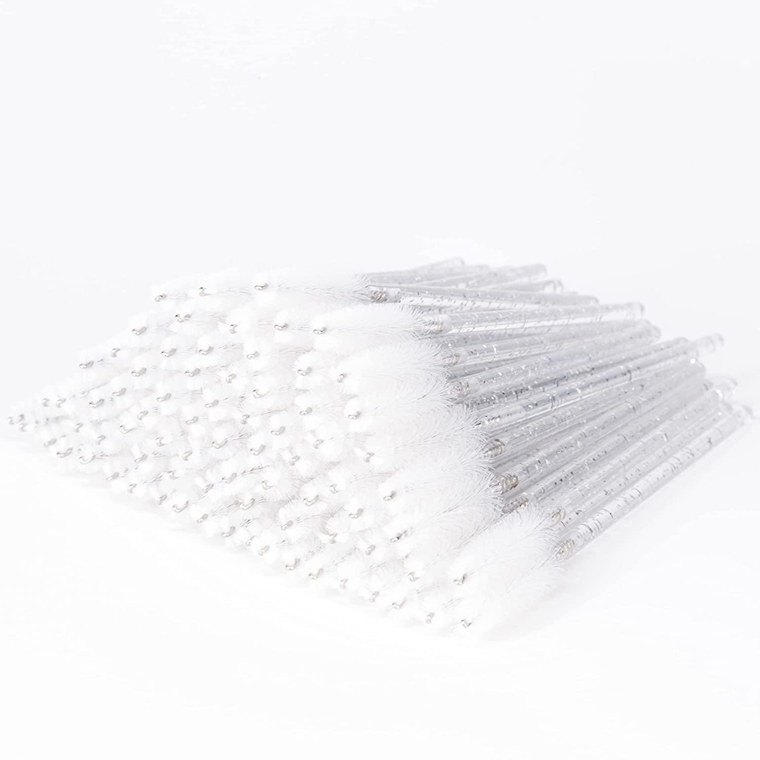 White Disposable Glittered Mascara Wand 300 pcs - Inkbox Artistry
