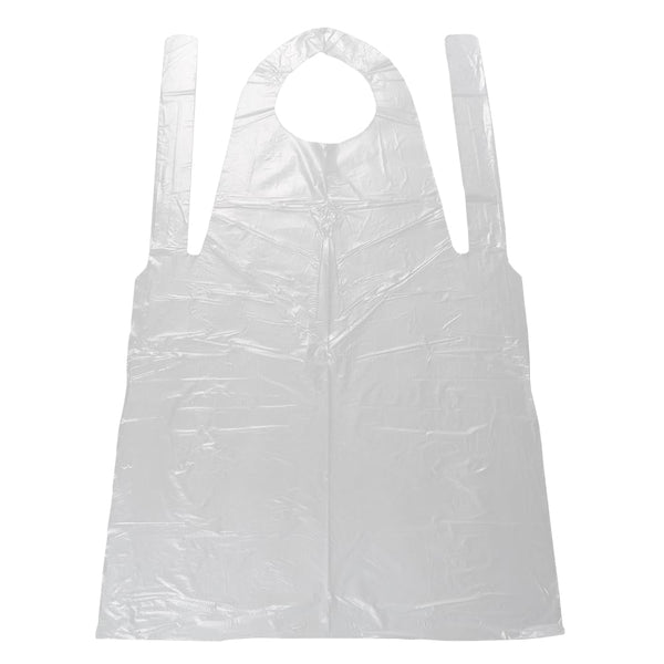 Disposable poleythene apron