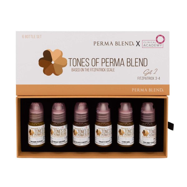 Clinical Academy Tones of Perma Blend - Fitzpatrick 3-4 Set 2