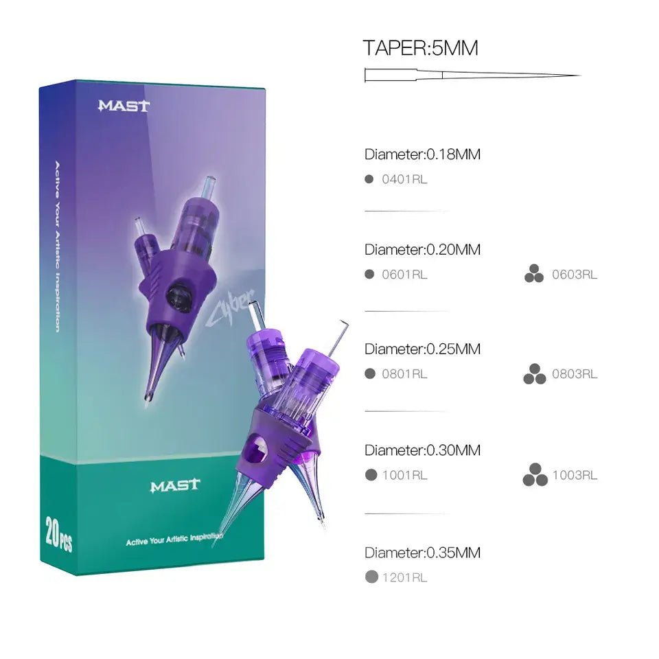 Mast Cyber Tattoo Needle Cartridge - Inkbox Artistry