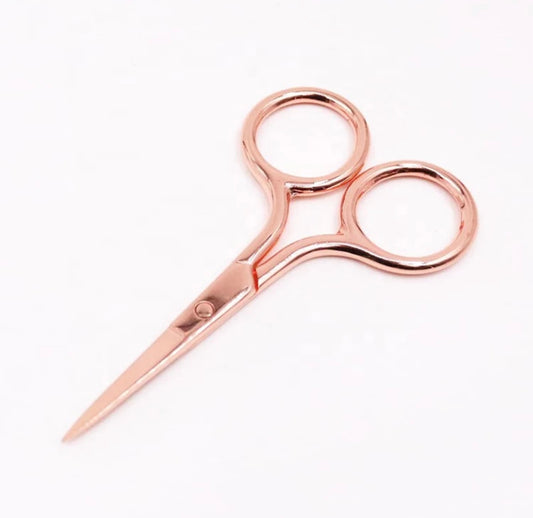 Rose Gold Eyebrow Scissors Accessories Permanent Makeup Supplies