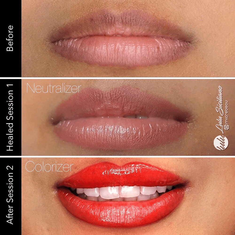 Perma Blend Evenflo Colour - Lip Color Correction Set by Lulu Siciliano - Inkbox Artistry