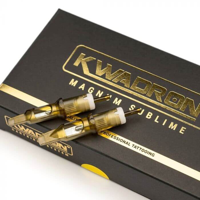 Kwadron Cartridge - Round Liners #12 Long Taper Textured